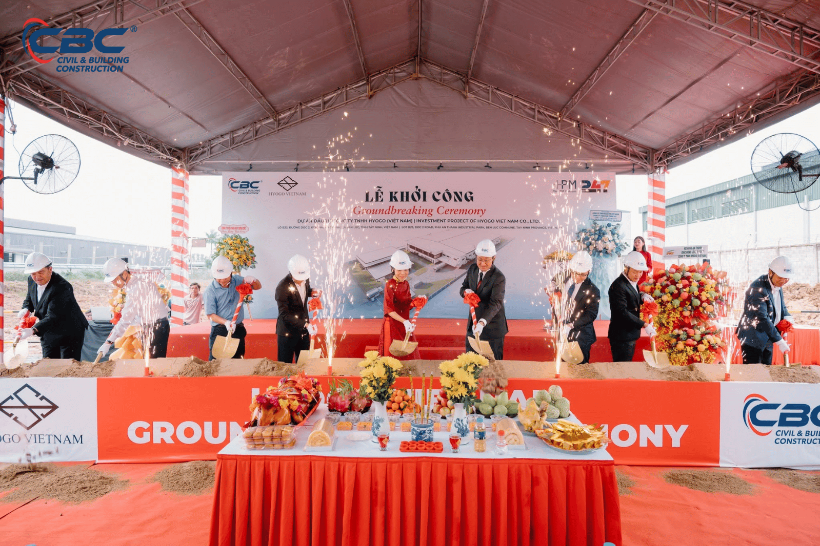 GROUNDBREAKING CEREMONY FOR THE HYOGO VIETNAM INVESTMENT PROJECT